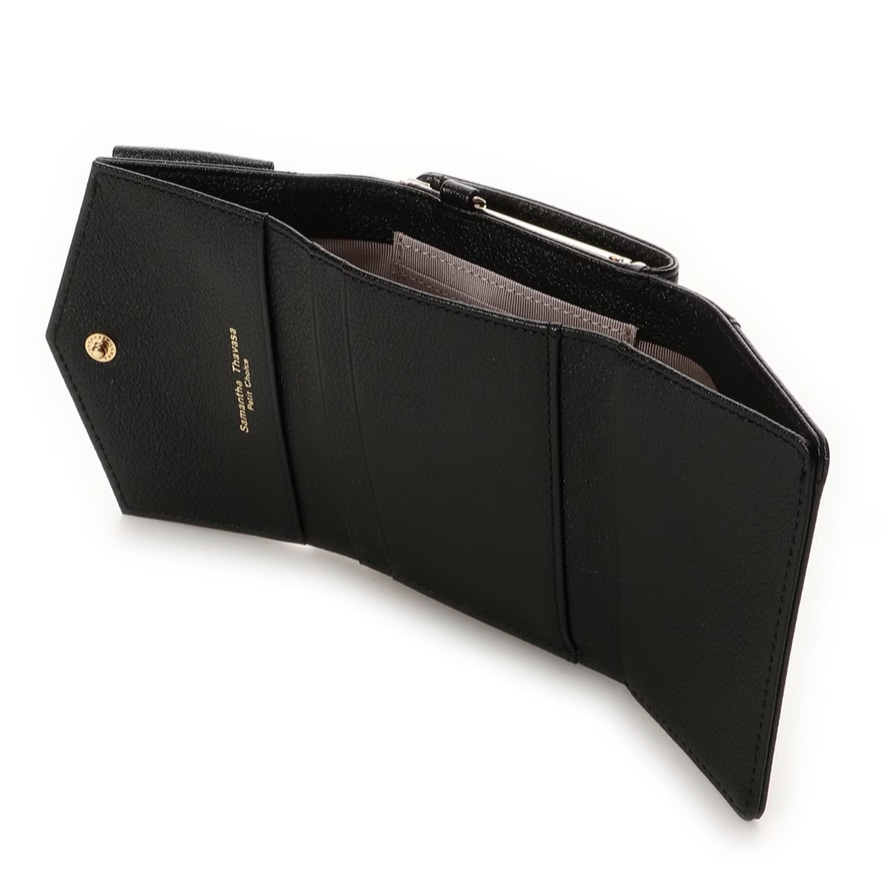 ビッグリボン 折財布(ブラック)｜ サマンサタバサ プチチョイス
