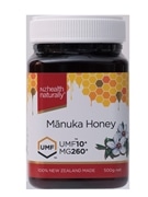 ニュージーランド産マヌカハニー UMF10+（MG260+）500g
