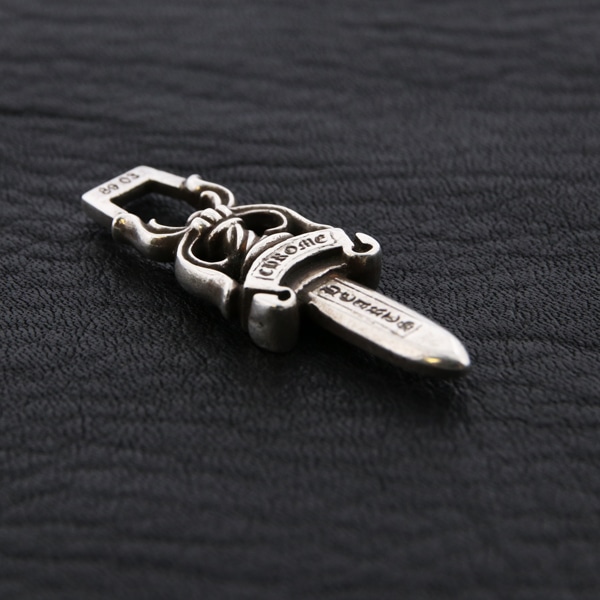 CHROME HEARTS】#10 ダガー ペンダントトップ SV925 中古