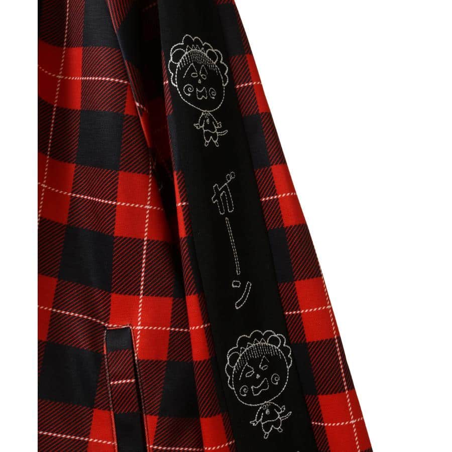 ガーン TRACK JACKET RED CHECK F
