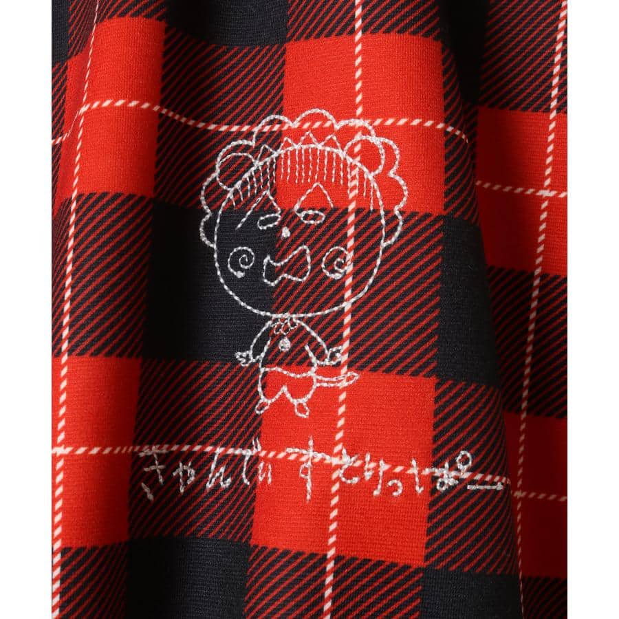 ガーン TRACK JACKET RED CHECK F