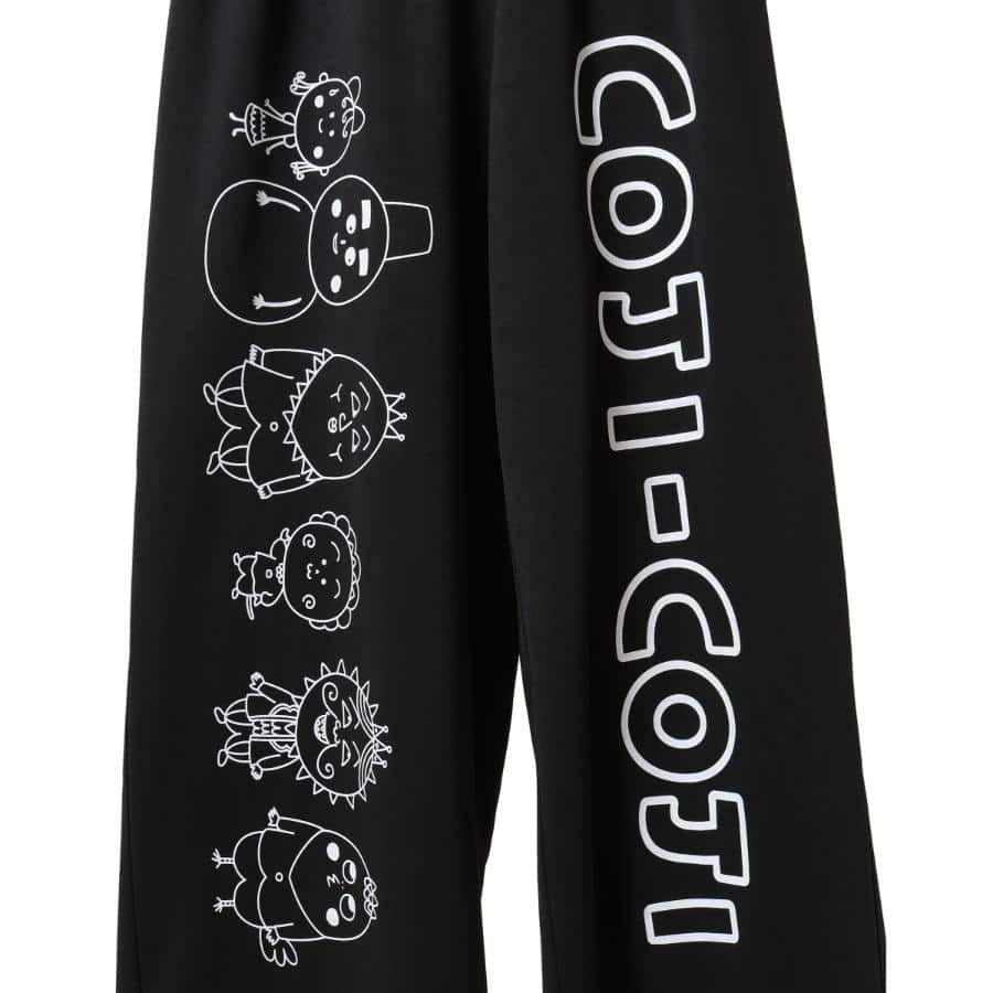 コジコジと仲間たち TRACK PANTS BLACK F