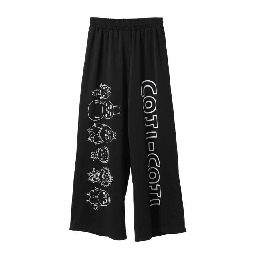 コジコジと仲間たち TRACK PANTS BLACK F