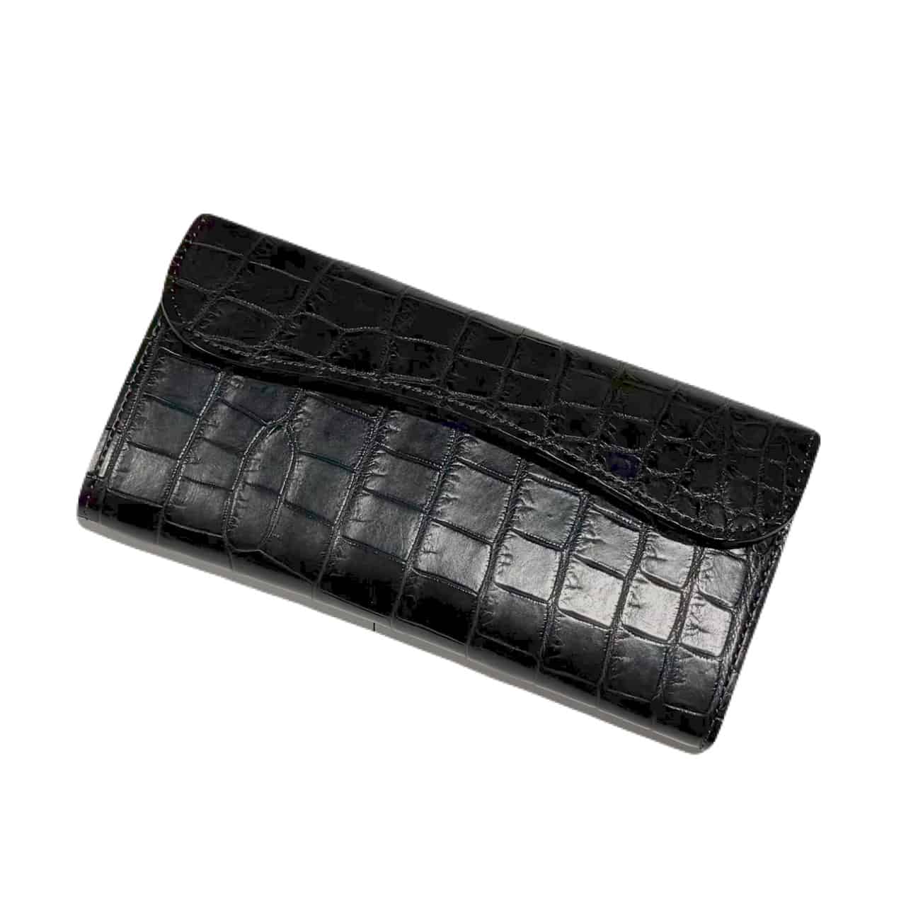【WILDSWANS】【WAVE】【BLACK】【CROCODILE】 ブラック