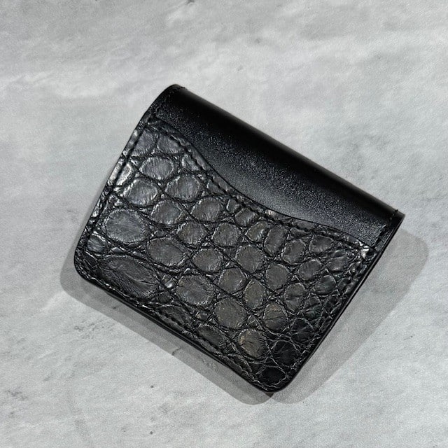 【WILDSWANS】【コレクターズ別注モデル】【CASA】【BLACK】【SADDLE　PULL　UP】【CROCODILE】