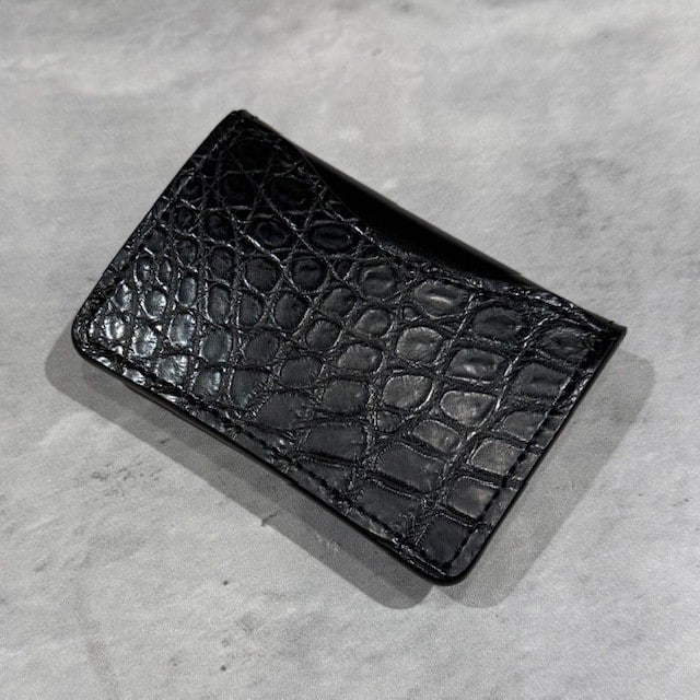 【WILDSWANS】【コレクターズ別注モデル】【TONGUE】【BLACK】【SADDLE　PULL　UP】【CROCODILE】