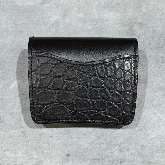 【WILDSWANS】【コレクターズ別注モデル】【CASA】【BLACK】【SADDLE　PULL　UP】【CROCODILE】