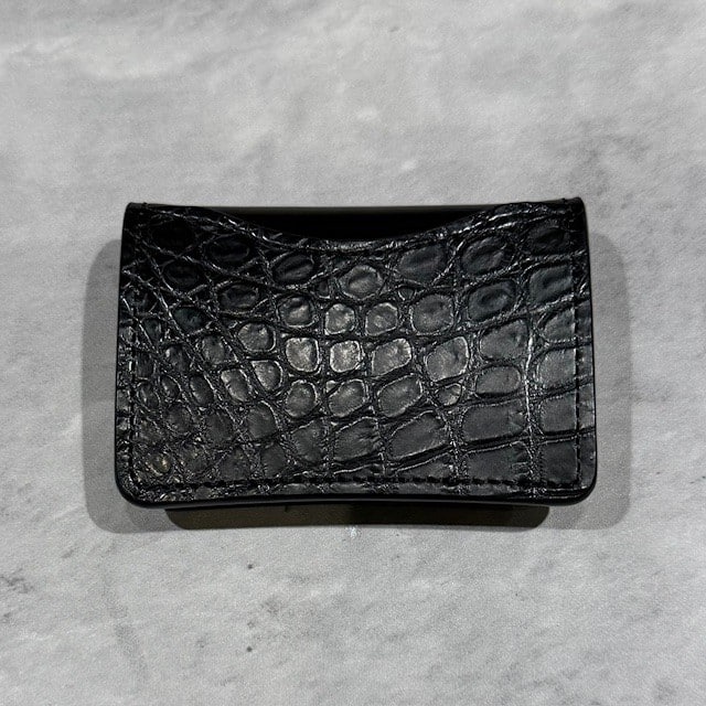 【WILDSWANS】【コレクターズ別注モデル】【TONGUE】【BLACK】【SADDLE　PULL　UP】【CROCODILE】