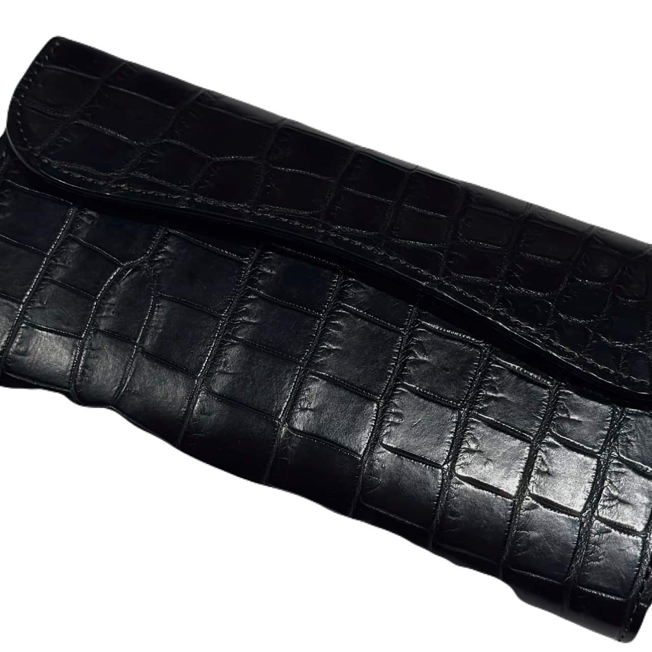 【WILDSWANS】【WAVE】【BLACK】【CROCODILE】 ブラック