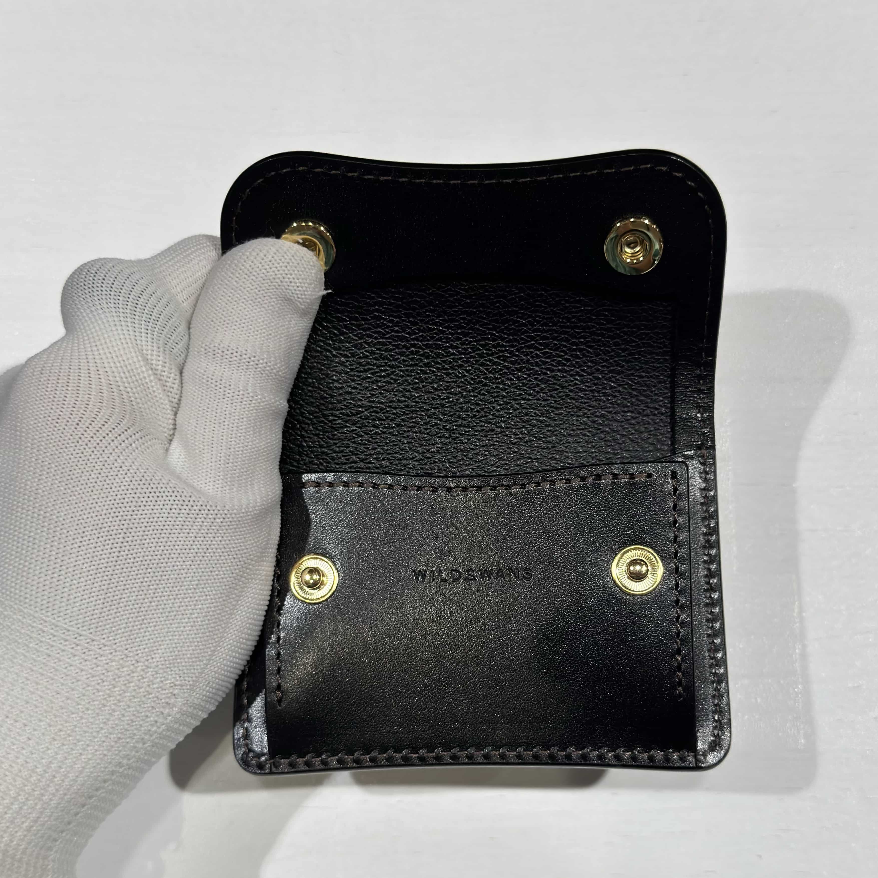 【WILDSWANS】【TONGUE】【BLACK】【SADDLE　PULL　UP】【CROCODILE】
