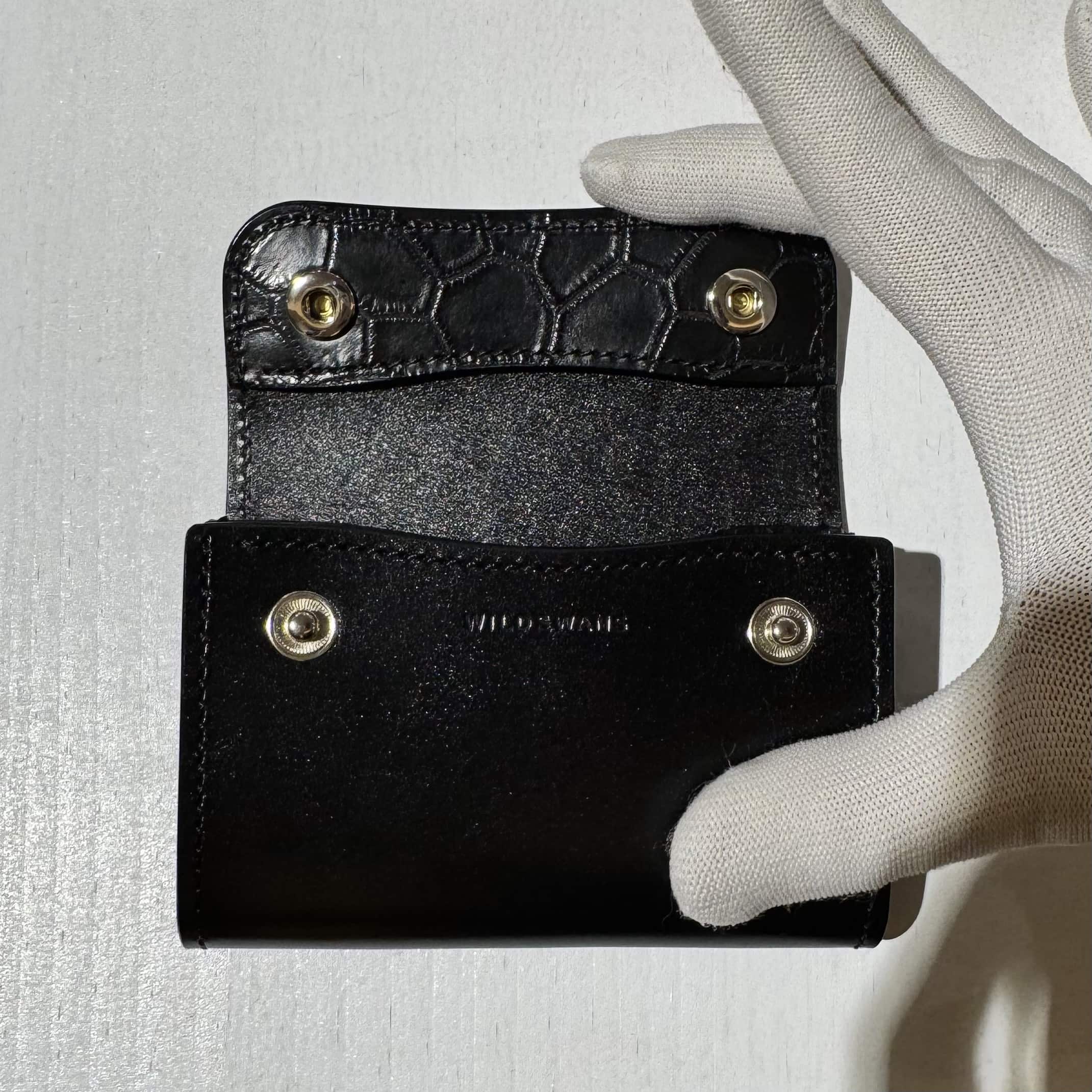 【WILDSWANS】【コレクターズ別注モデル】【PONT】【BLACK】【SADDLE　PULL　UP】【CROCODILE】