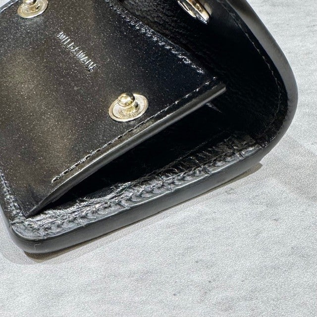 【WILDSWANS】【コレクターズ別注モデル】【TONGUE】【BLACK】【SADDLE　PULL　UP】【CROCODILE】