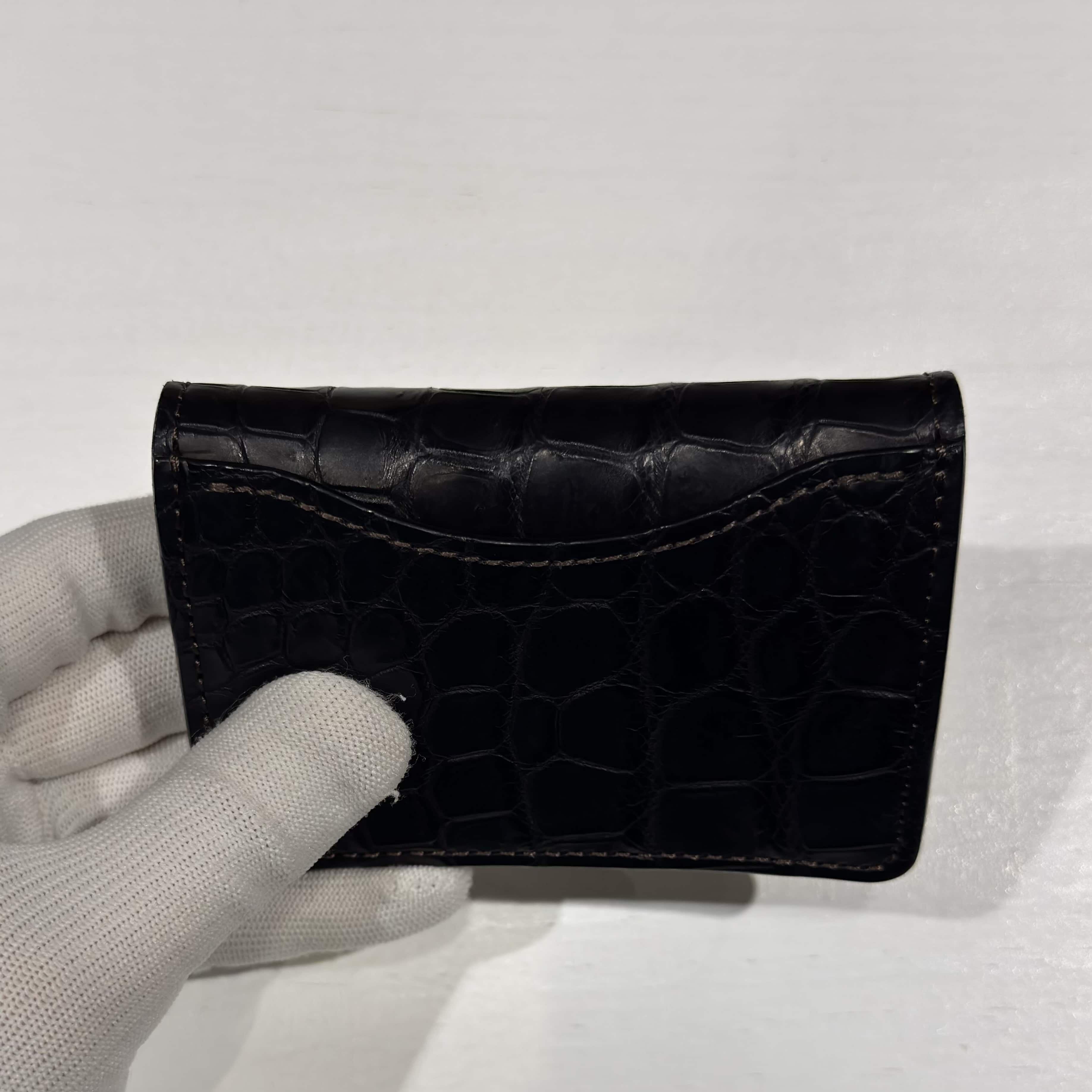 【WILDSWANS】【TONGUE】【BLACK】【SADDLE　PULL　UP】【CROCODILE】