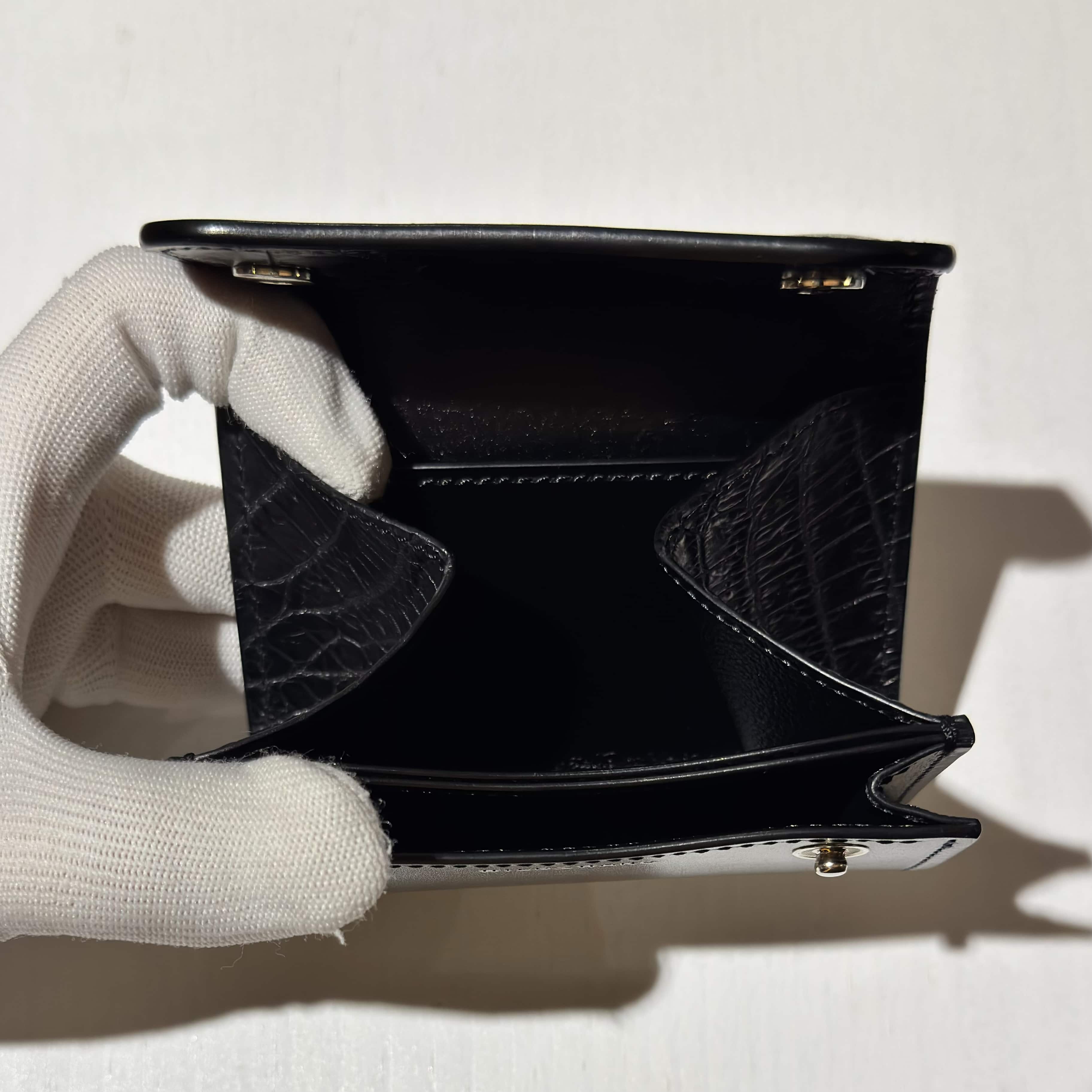 【WILDSWANS】【コレクターズ別注モデル】【PONT】【BLACK】【SADDLE　PULL　UP】【CROCODILE】