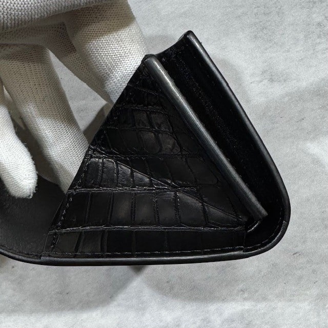 【WILDSWANS】【コレクターズ別注モデル】【PONT】【BLACK】【SADDLE　PULL　UP】【CROCODILE】