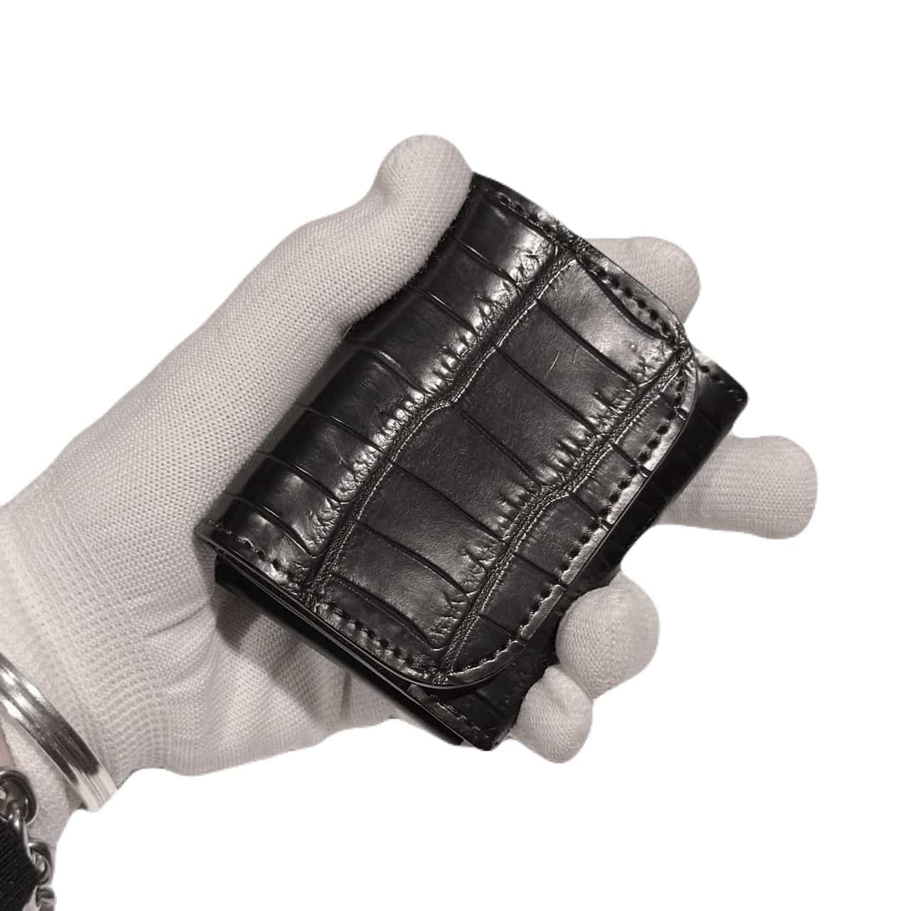 【WILDSWANS】【STELLA】【BLACK】【CROCODILE】 ブラック