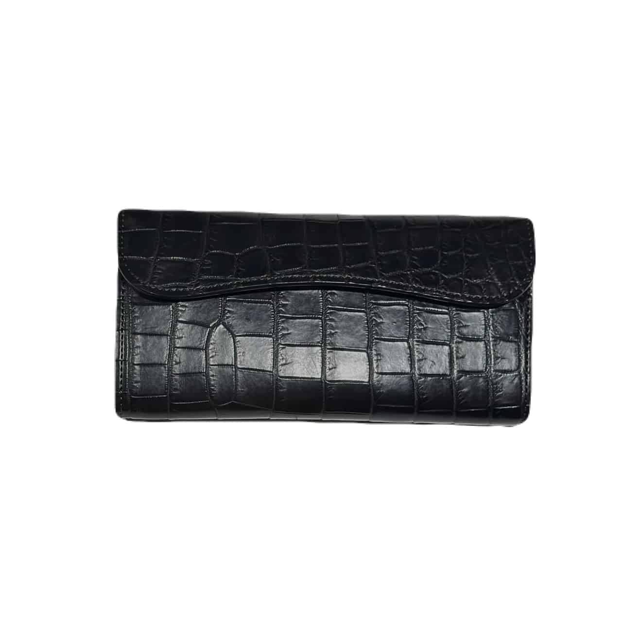 【WILDSWANS】【WAVE】【BLACK】【CROCODILE】 ブラック