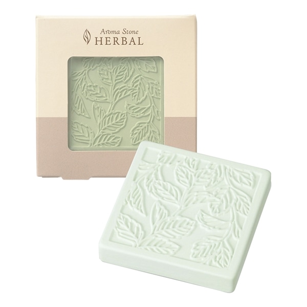 アロマストーン ハーバル グリーン グリーン 本体：W50×D50×H10mm