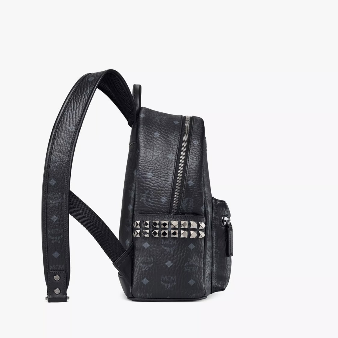 MCM Stark Side Studs Backpack Small Black Small