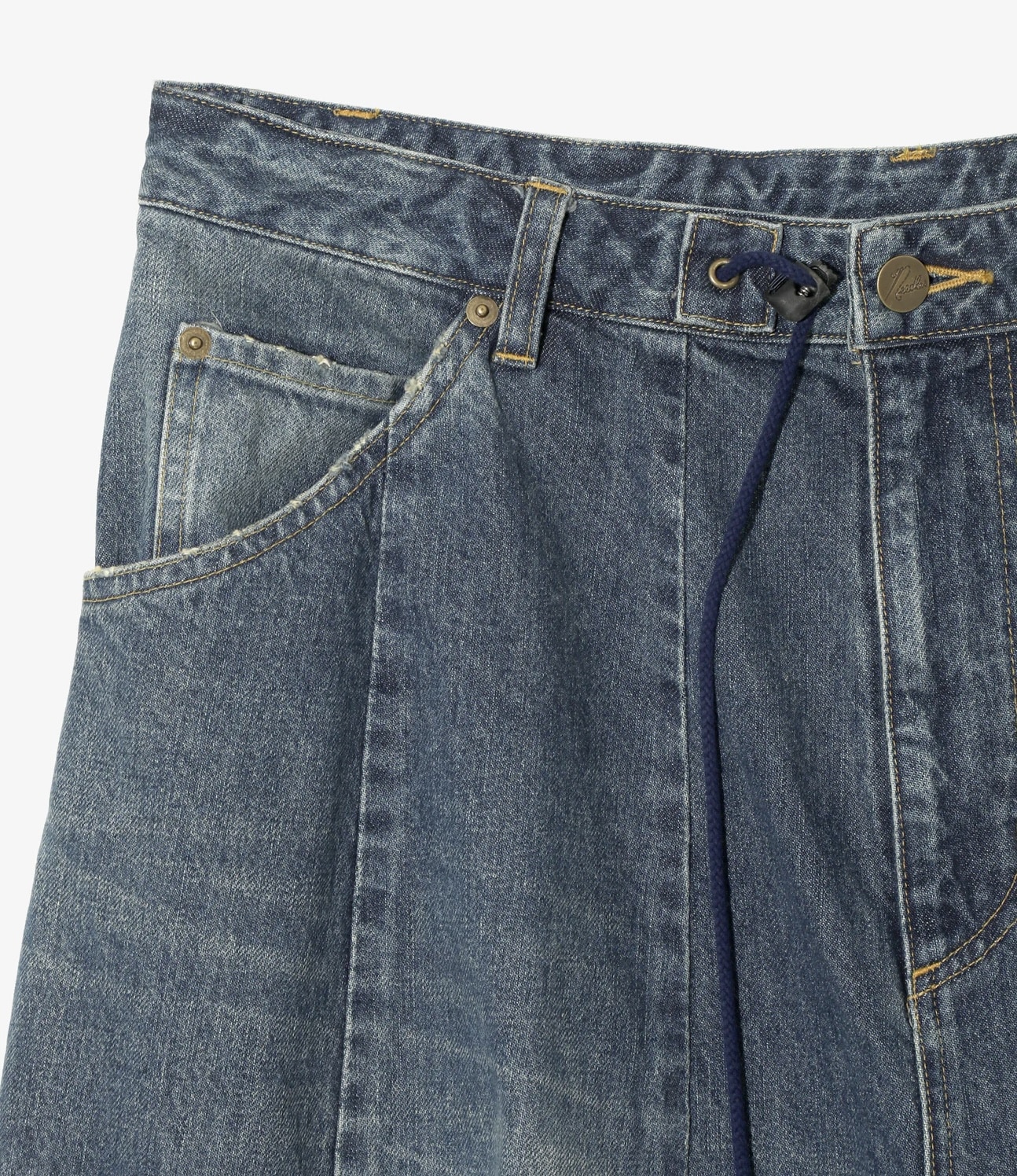 Needles 25ss "H.D. Buggy Pant- Jean/12oz Denim" Indigo Indigo XS