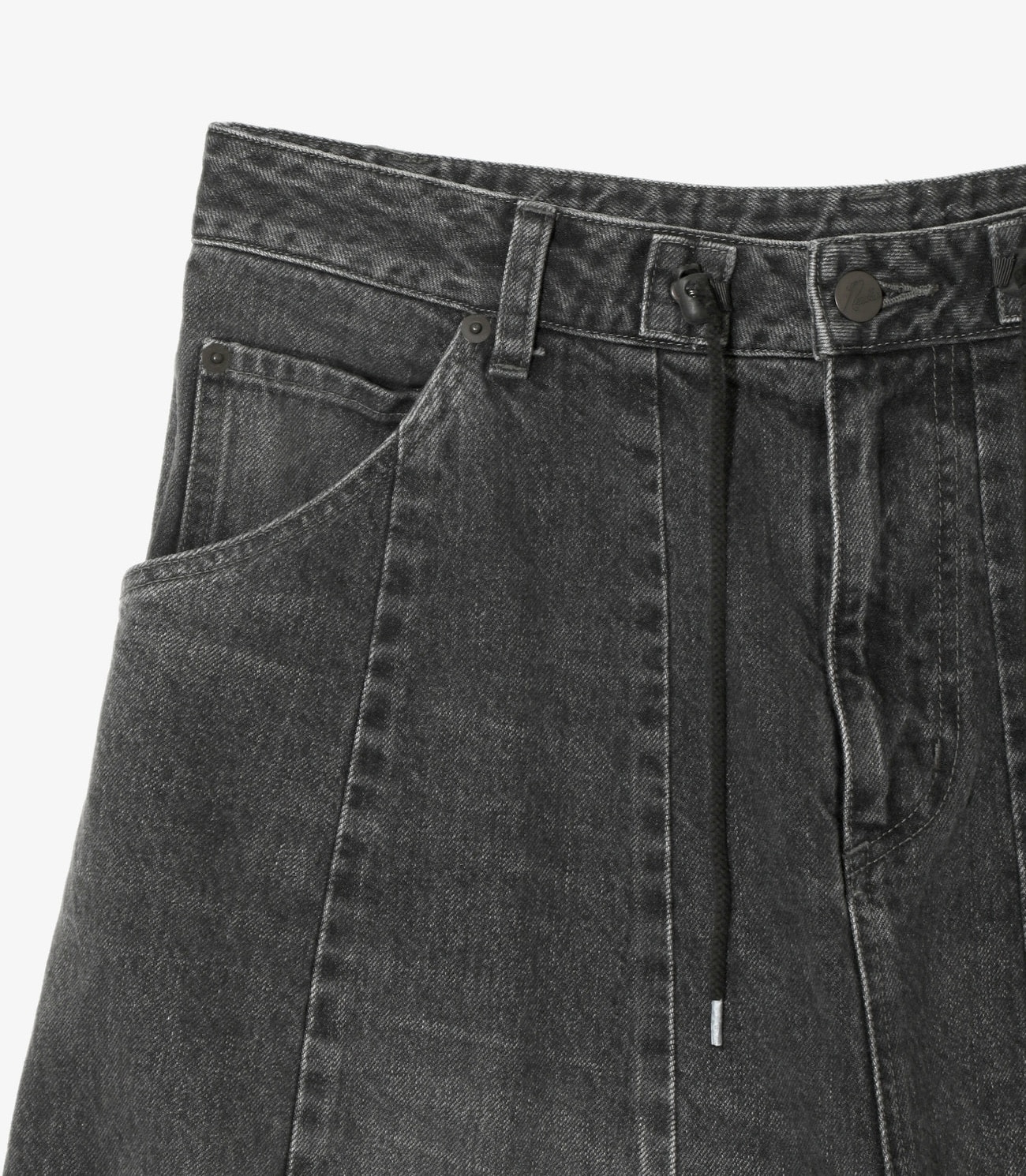 Needles 25ss "H.D. Buggy Pant- Jean/12oz Denim" Black Black XS