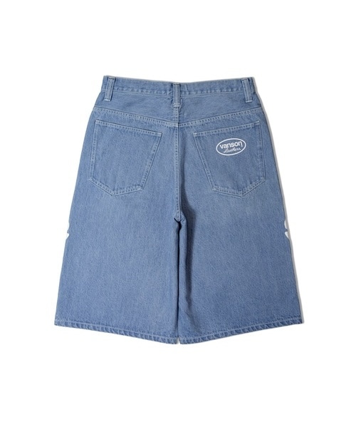 VANSON "Skelton Bones Denim Shorts" Blue Blue 28