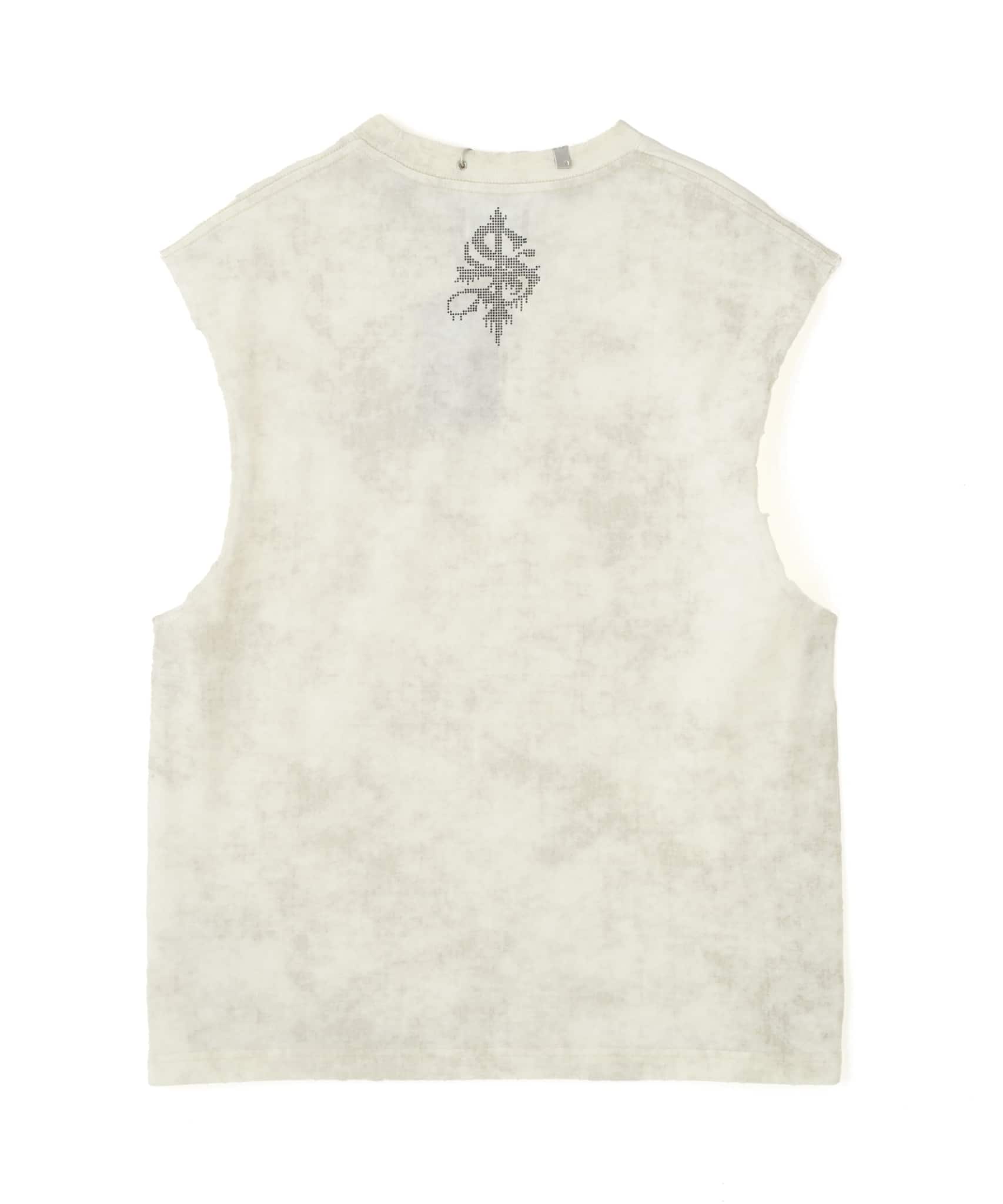 SUPPLIER 25ss "Exclusive Damage Pierced Cross Ns" White White M