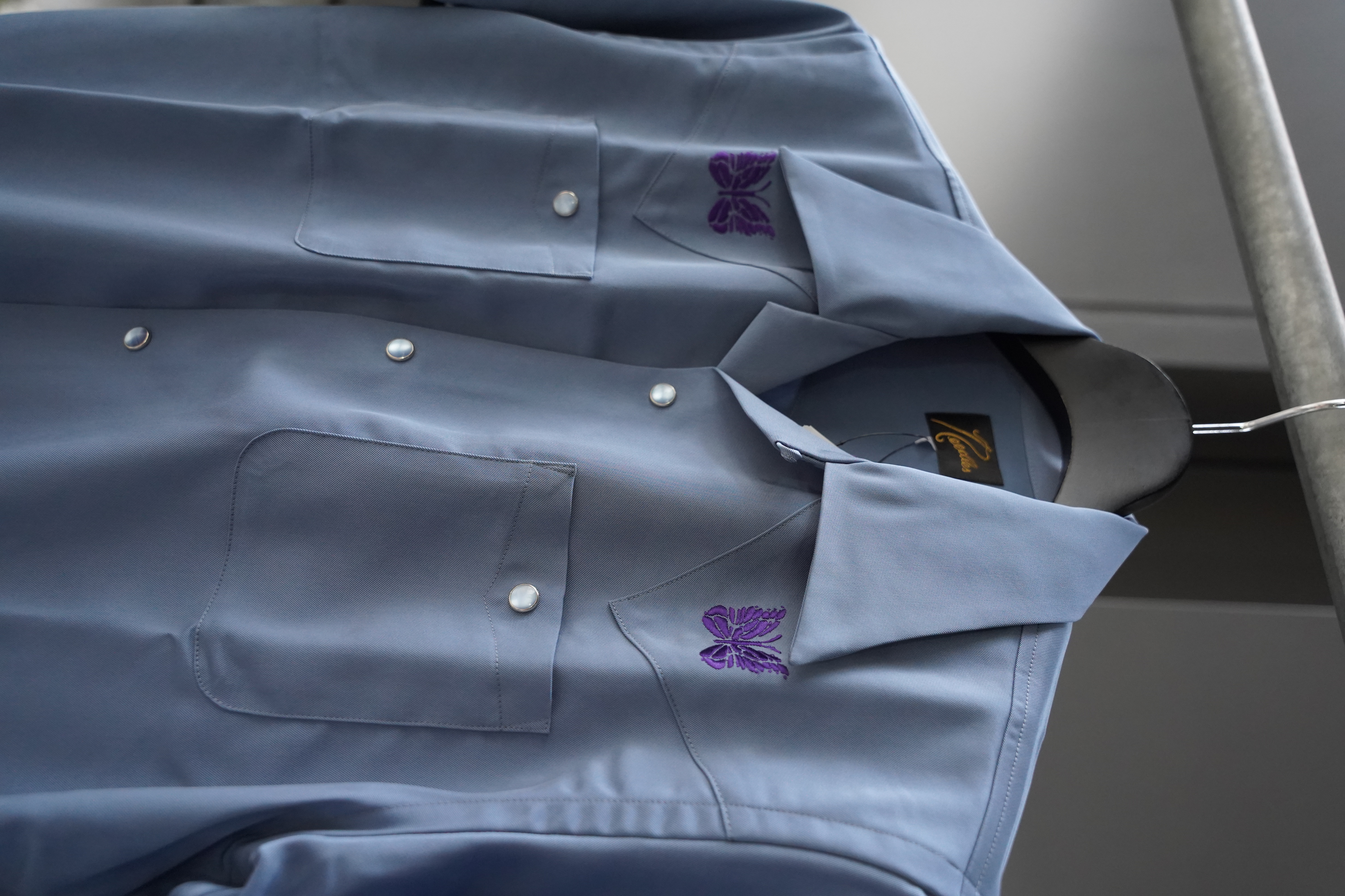 Needles 25ss "Exclusive Cowboy Shirts" Blue Purple Blue Purple S