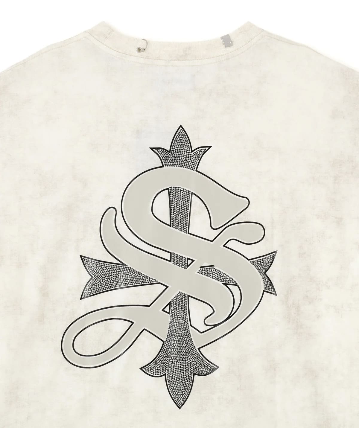 SUPPLIER 25ss "Exclusive Damage Pierced Cross Tee" White White M