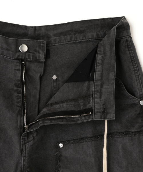 Danke Schon 25aw "Pigment Twill W-Knee Pants" Black M