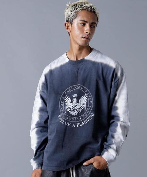 Danke Schon 25aw "Tie Dye L/S Tee Mils" Black M