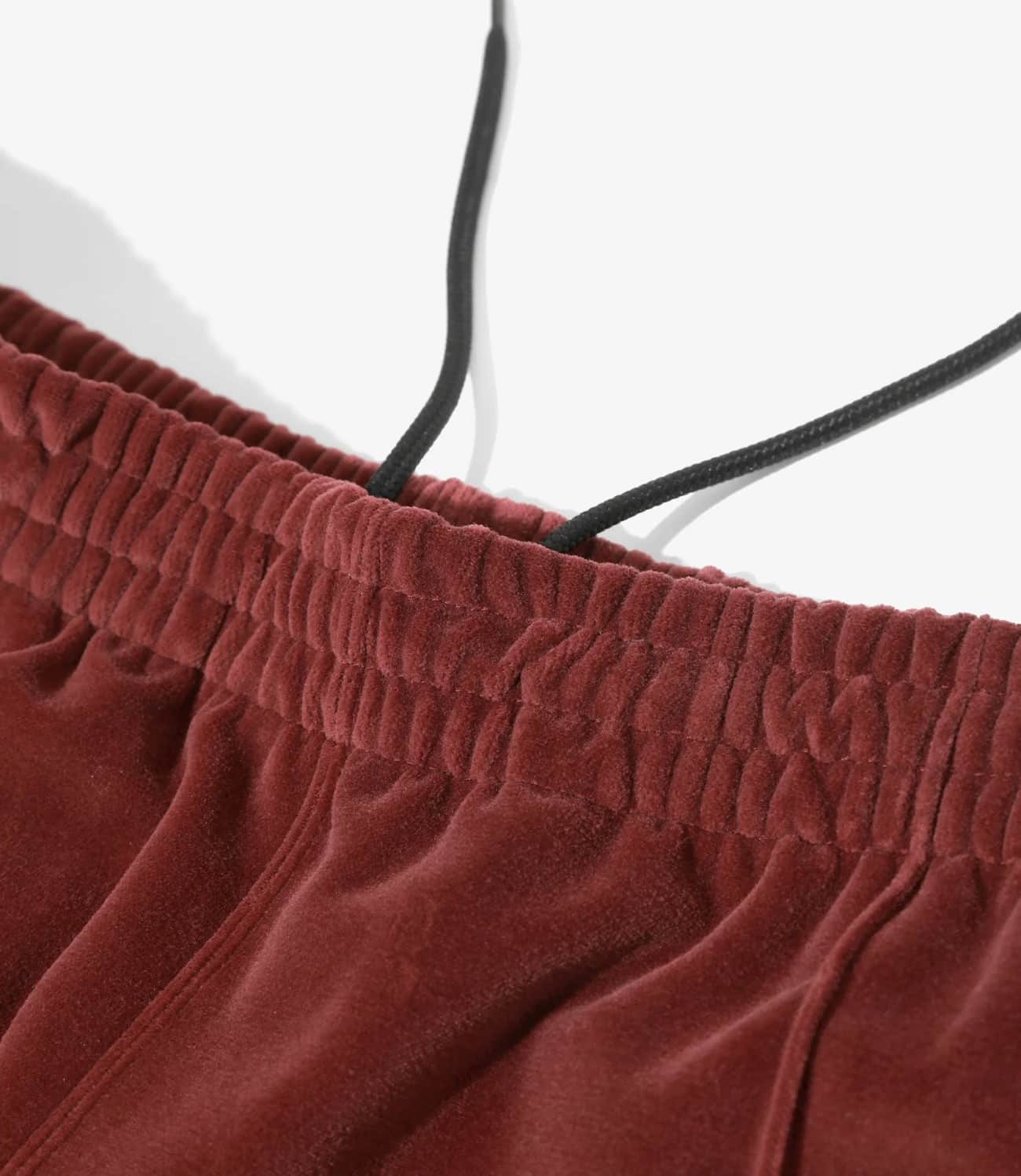 Needles 25aw "Narrow Track Pant - C/PE Velour" Burgundy Burgundy XS