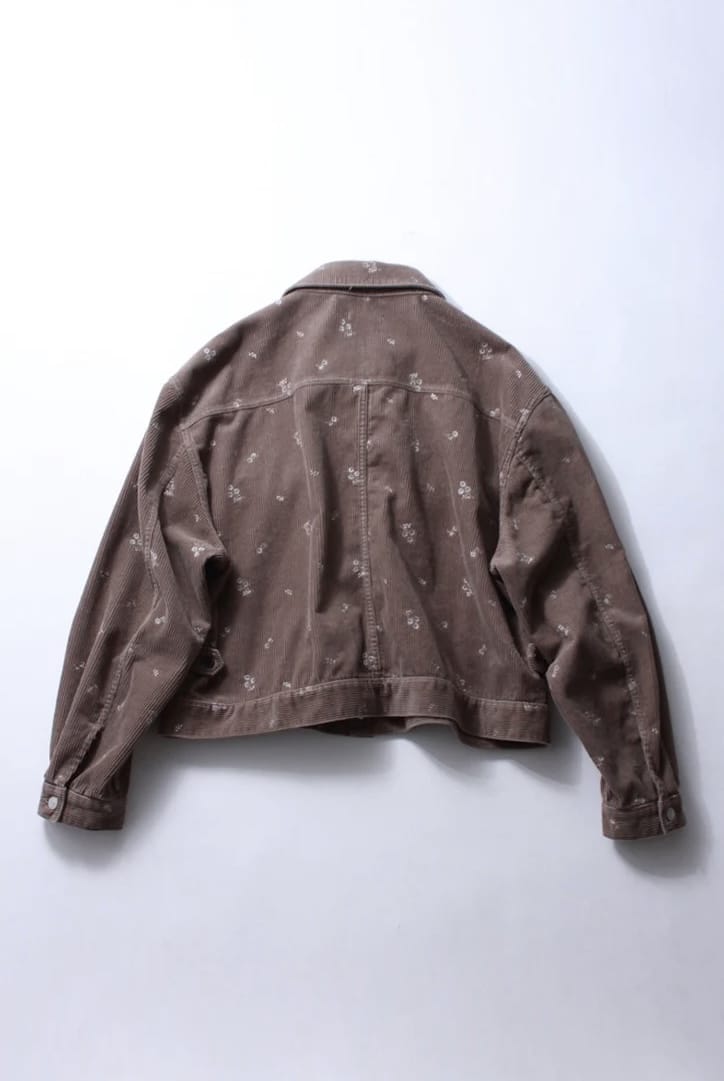 soe 25aw "All-Over Embroidered 3rd Jacket" Beige 1(M)