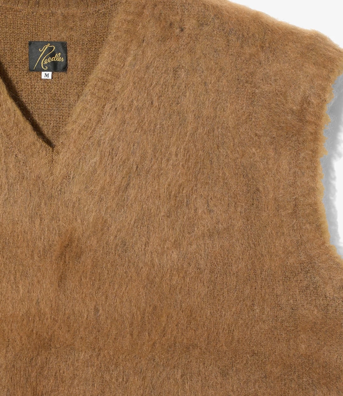 Needles 25aw "Mohair Knit Vest - Solid" Orange Orange S