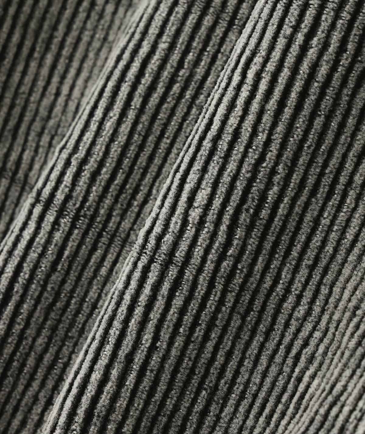 Danke Schon 25aw "8Well Courduroy Chemical W-Knee Pants" Black Black S