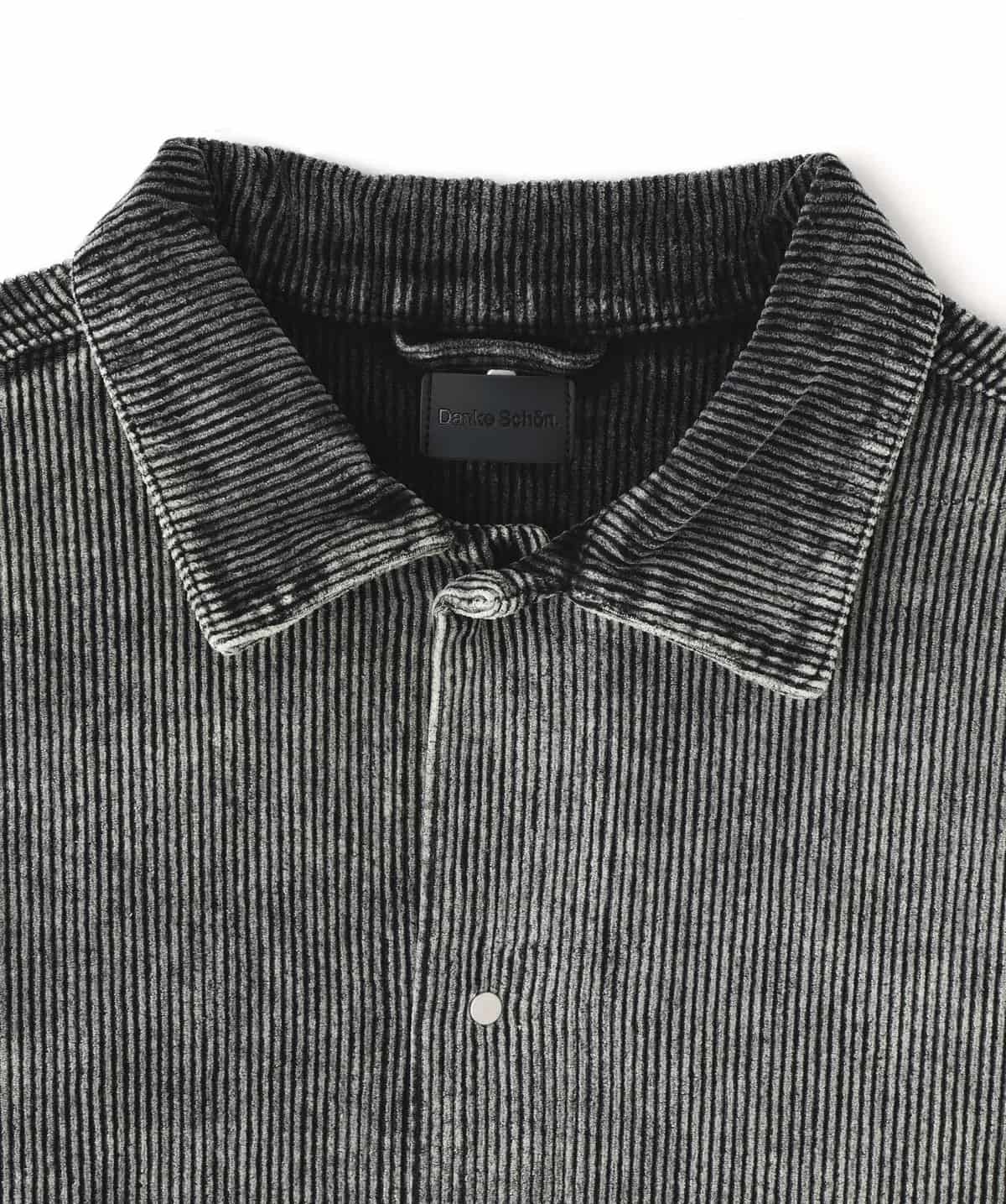 Danke Schon 25aw "8Well Courduroy Chemical Coveralls" Black Black S