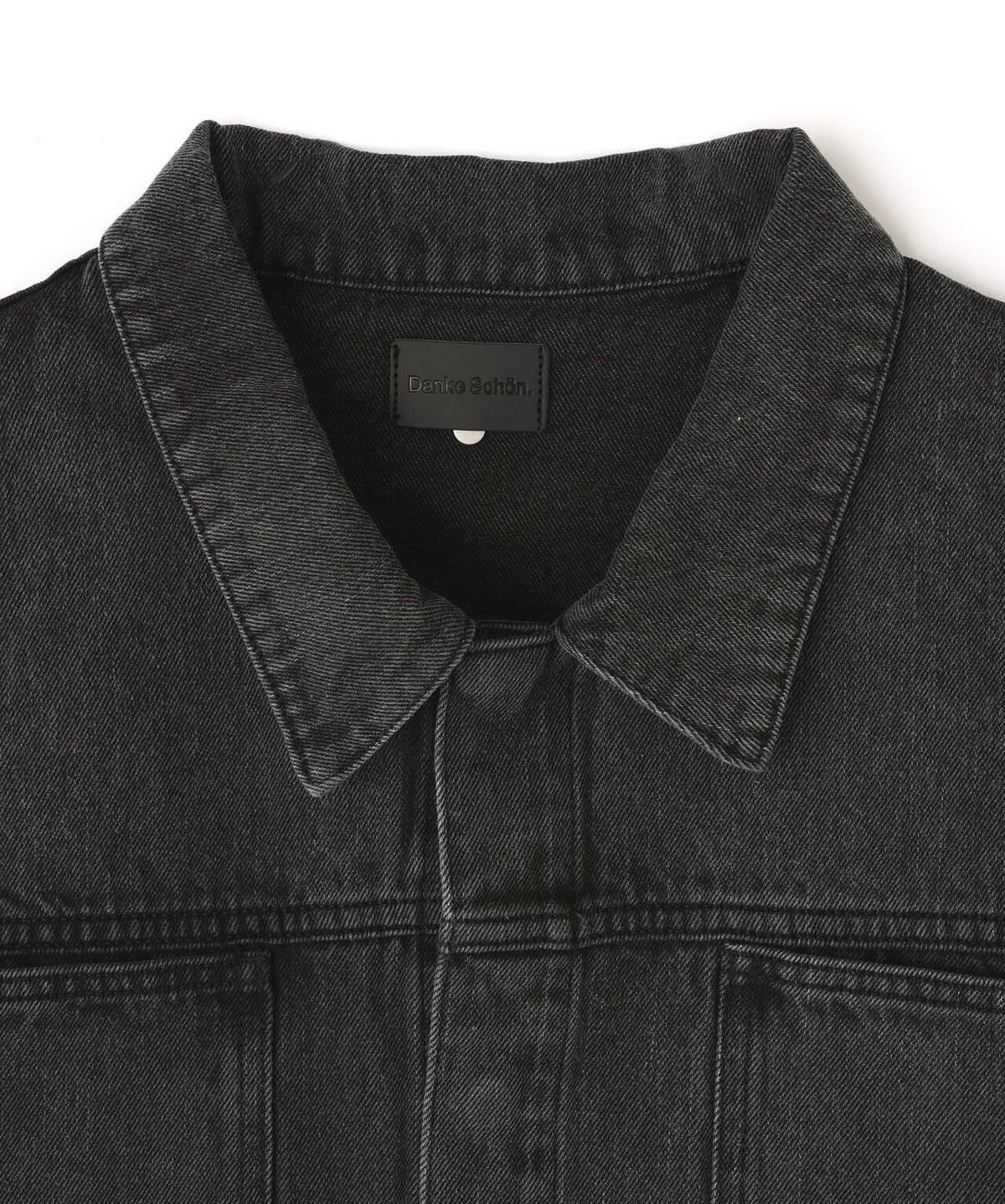 Danke Schon 25aw "12oz Chemical Denim Jacket" Black Black S