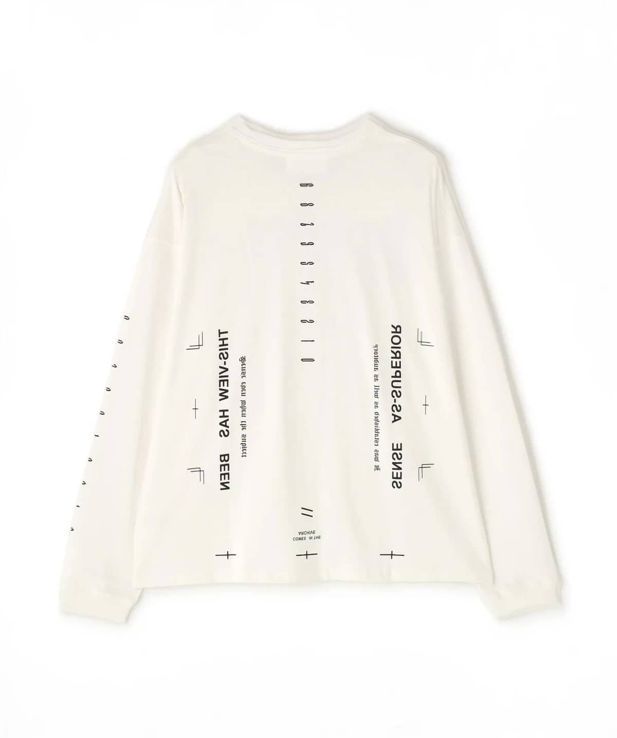 A4A 25aw "Number L/S Tee" White White S