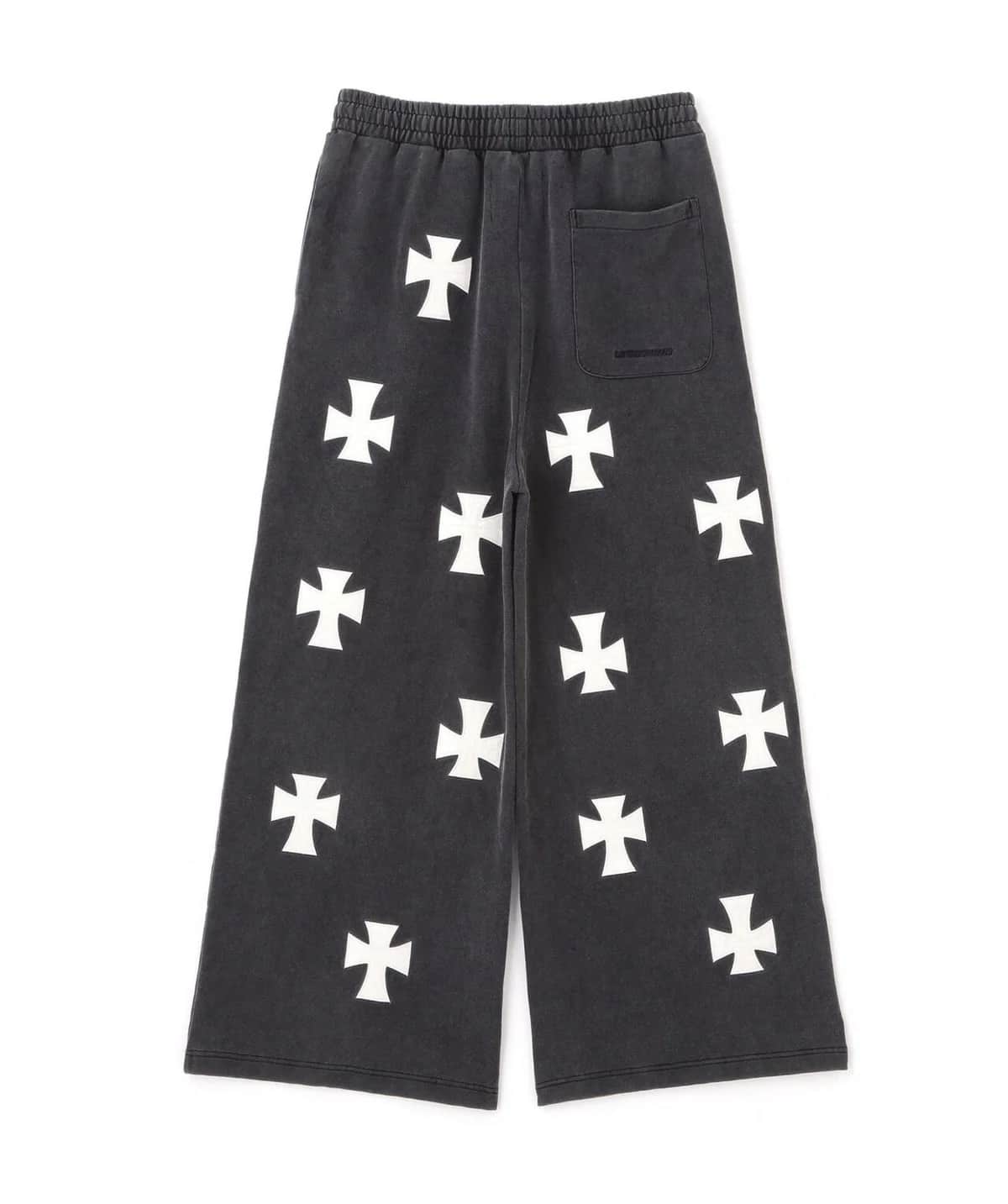 Unknown 25aw "Exclusive Leather Cross Buggy Pants" White White S