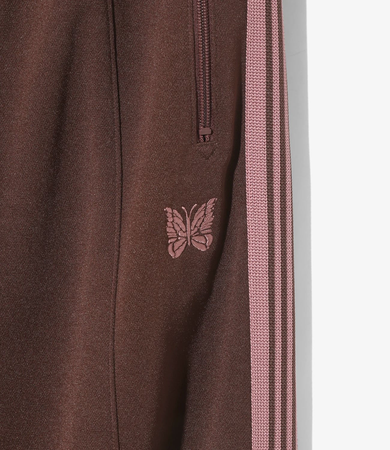 Needles 25aw "H.D. Track Pant - Poly Smooth" Brown Brown XS