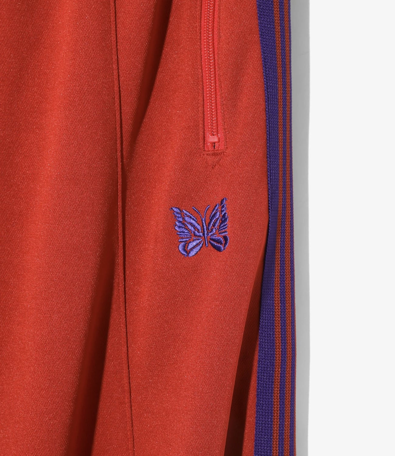 Needles 25aw "H.D. Track Pant - Poly Smooth" Red Red XS