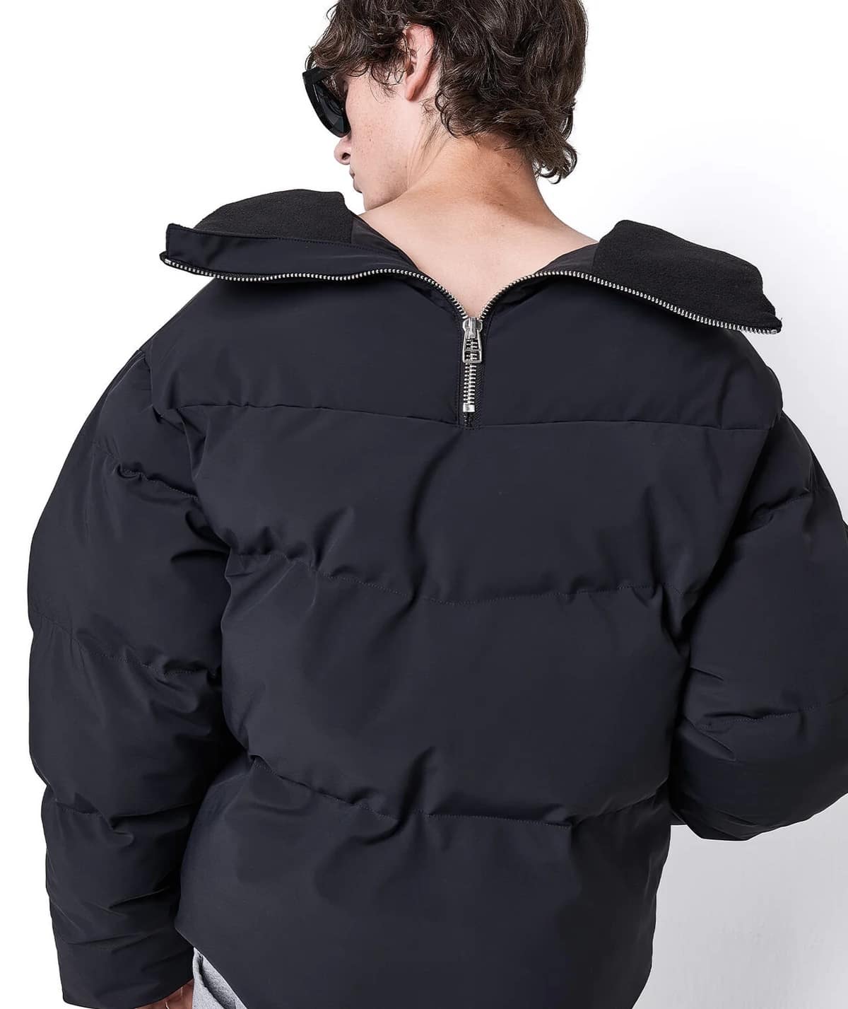 Danke Schon 25aw "3Layer Nylon Back Zip Blouson" Black Black S