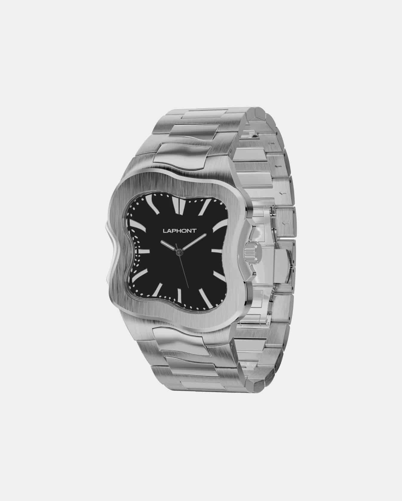 LAPHONT "Argonaut Silver Case Black Dial" Silver Case Black Dial One Size