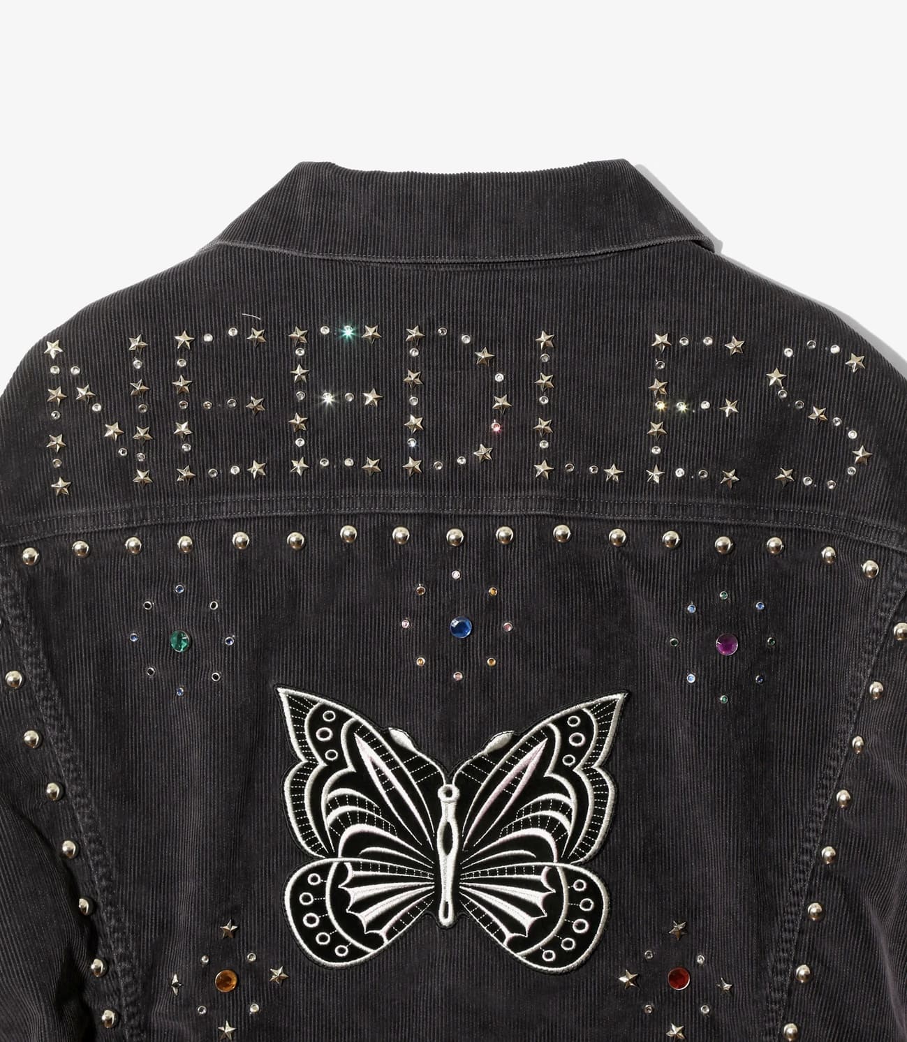 Needles 25aw "Studded Jean Jacket - 14W Corduroy" Black Black M