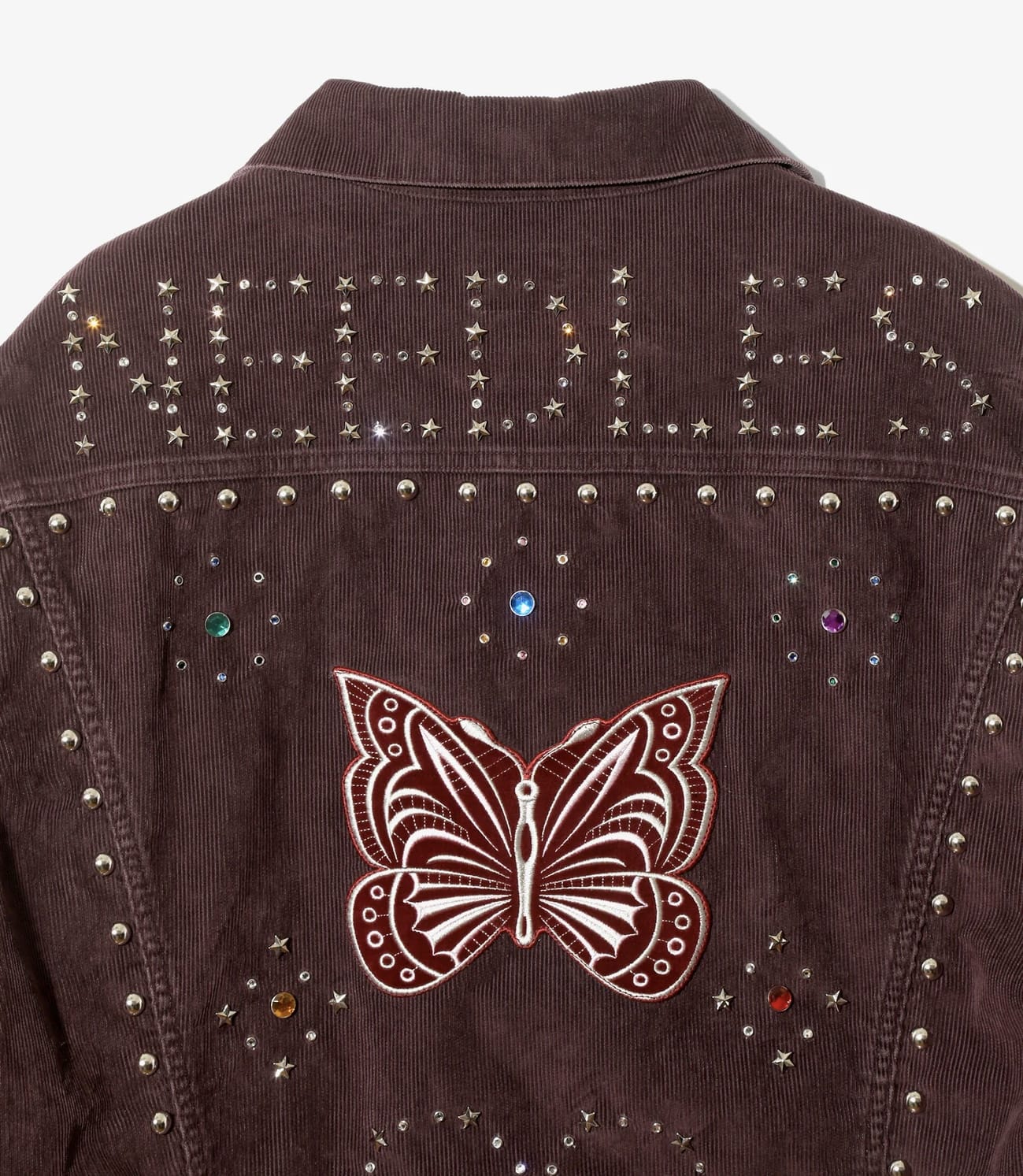 Needles 25aw "Studded Jean Jacket - 14W Corduroy" Burgund Burgund M