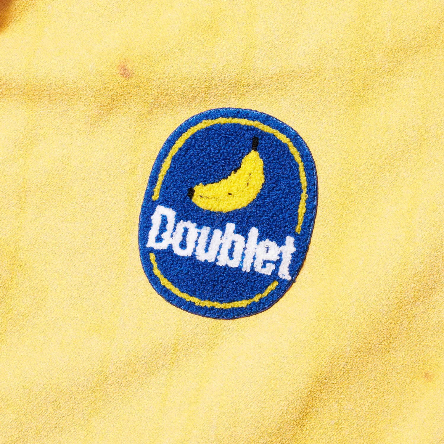 doublet 26ss "PEELABLE BANANA HOODIE" Yellow Yellow M