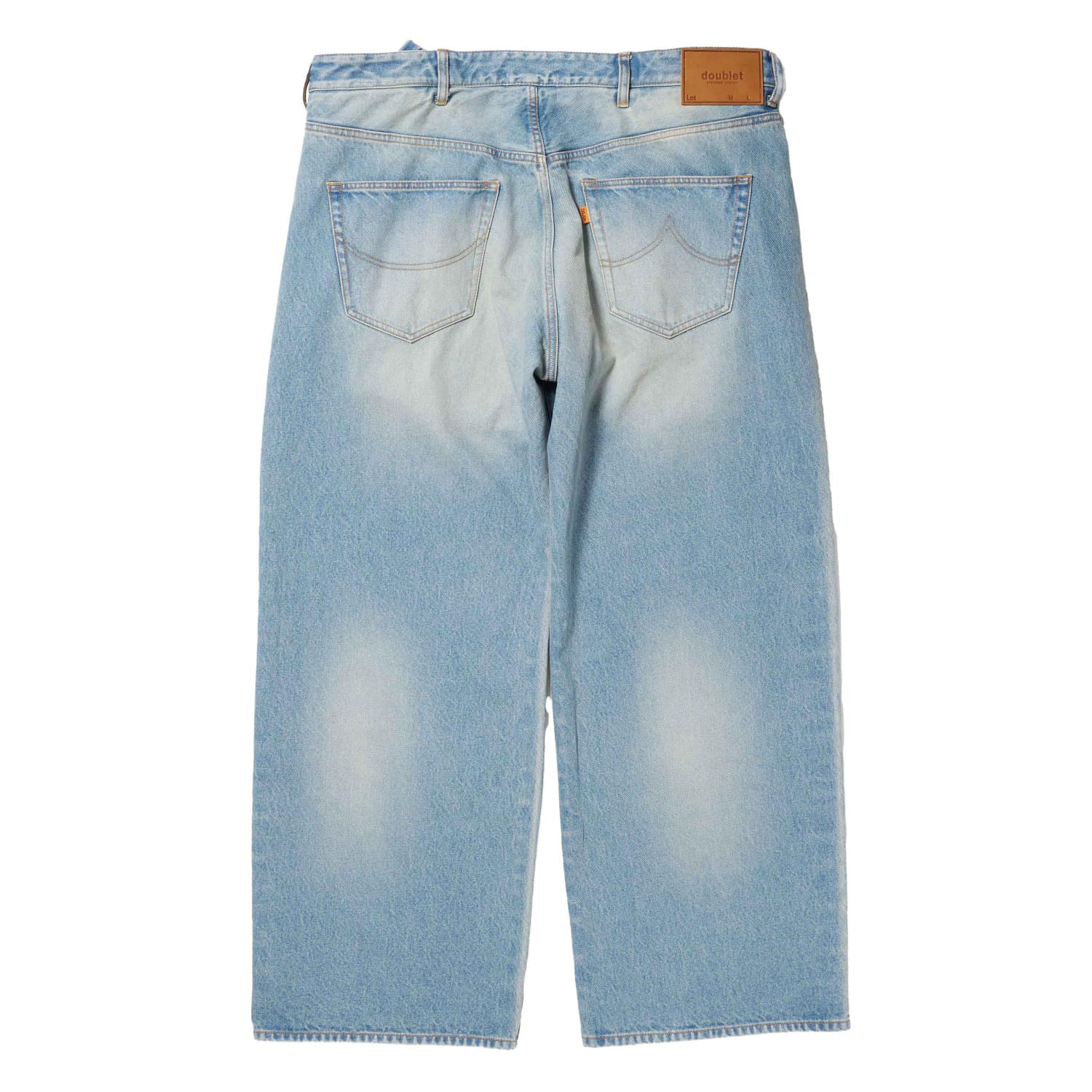 doublet 26ss "FLOATING WAIST DENIM PANTS" Indigo Indigo M