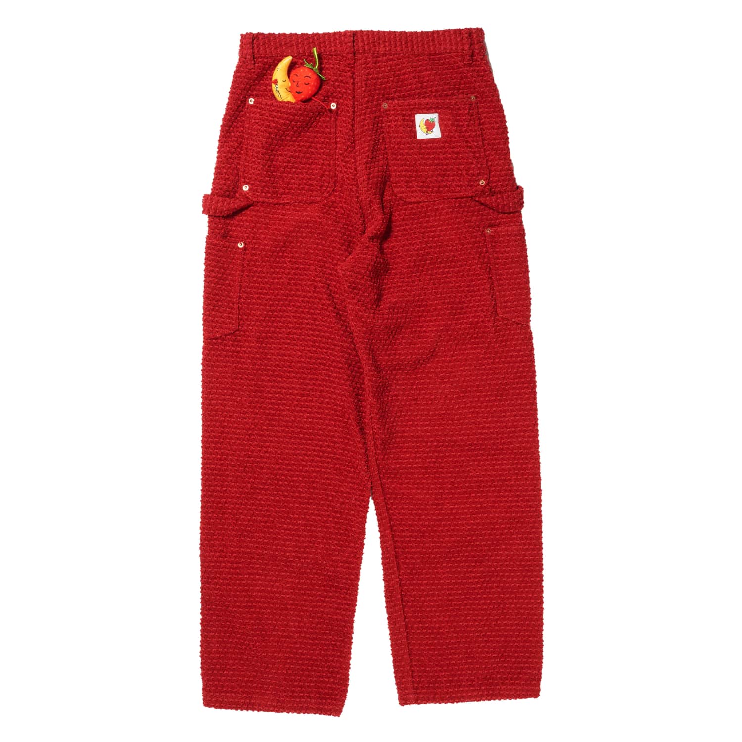 doublet 26ss "TILLED FIELD DOUBLE KNEE PANTS" Red Red S