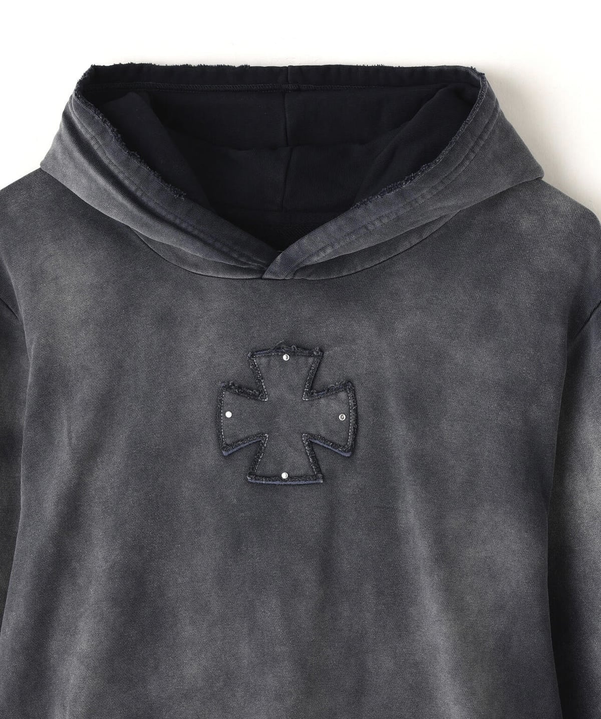 Danke Schon 26ss "Spray Pigment Sweat Hoodie Iron" Black M