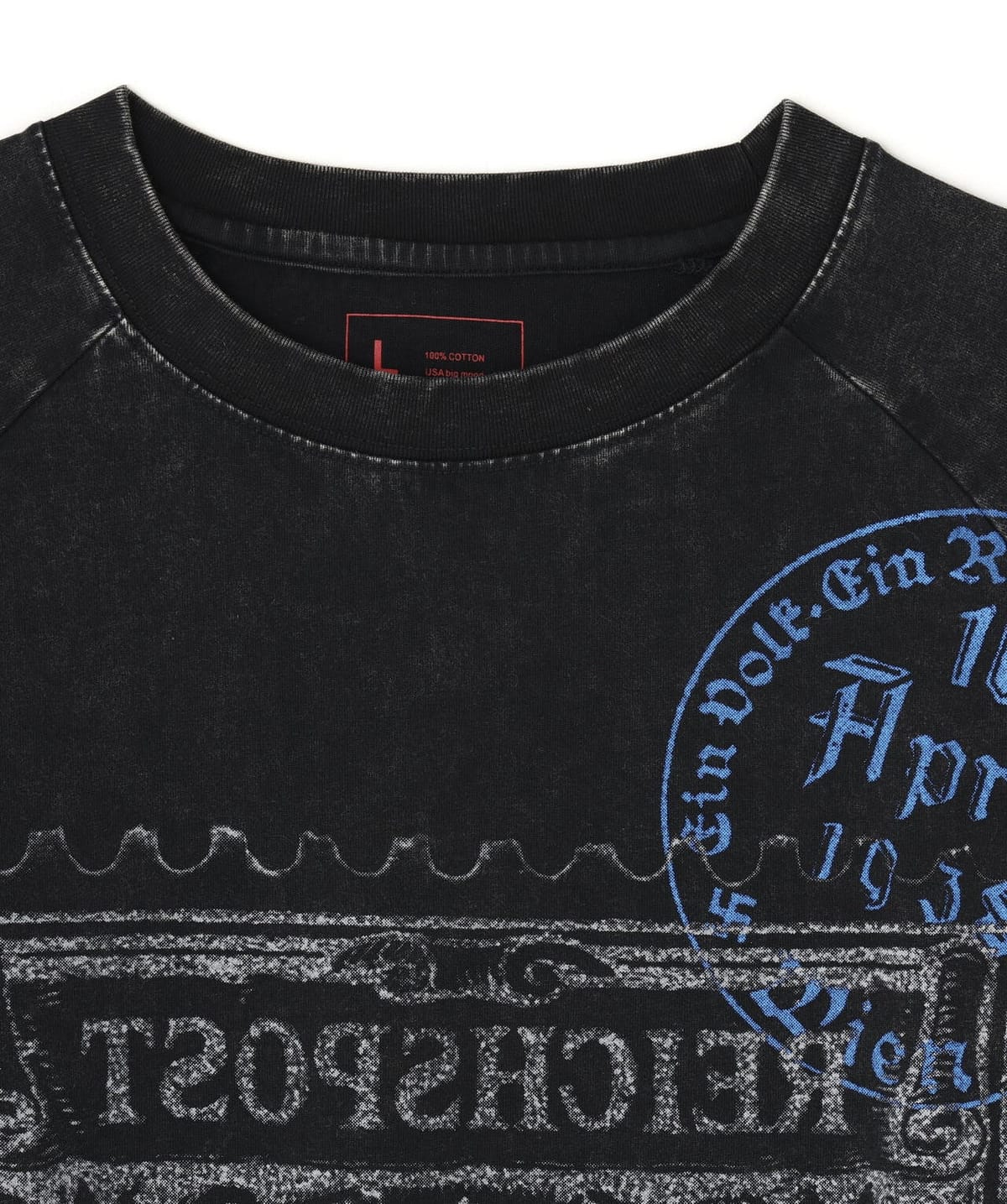 Danke Schon 26ss "Chemical Raglan L/S Tee" Stempel Black M